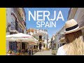 Virtual tour of Nerja, Costa Del Sol, Spain. Beach & town walk.