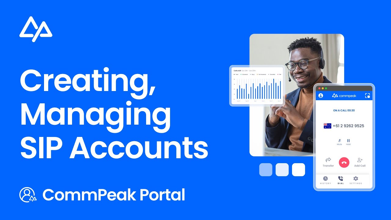 CommPeak Quick VoIP Tutorial | Create and Manage SIP Accounts