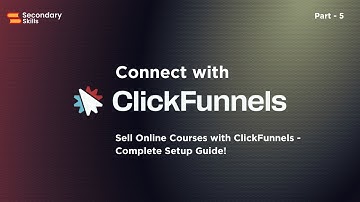 🎓 Sell Online Courses with ClickFunnels - Complete Setup Guide! | Lesson 5