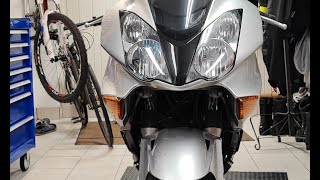 Honda VFR 800 Mosfet rectifier added to bike. How I made backing plate, wiring and fitted to my bike