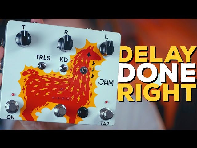 MY FAVOURITE ANALOG DELAY! JAM Pedals Delay Llama Xtreme (Demo