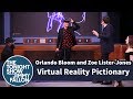 Virtual Reality Pictionary with Orlando Bloom and Zoe Lister-Jones