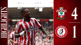 Southampton vs Bristol City highlights (4-1) - Championship