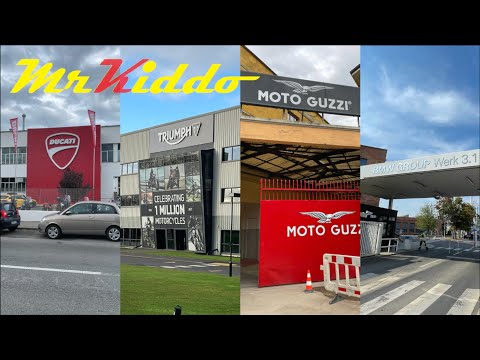 Visiting Europe's Legendary Motorcycle Factories – Ducati, BMW, Triumph & Moto Guzzi 🇮🇹🇩🇪🇬🇧