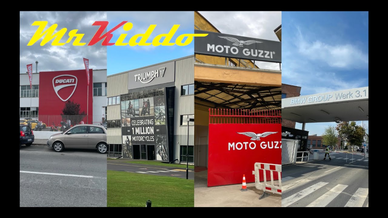 Visiting Europe's Legendary Motorcycle Factories – Ducati, BMW, Triumph & Moto Guzzi 🇮🇹🇩🇪🇬🇧