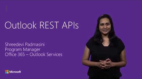 Outlook REST API Implementation 2020