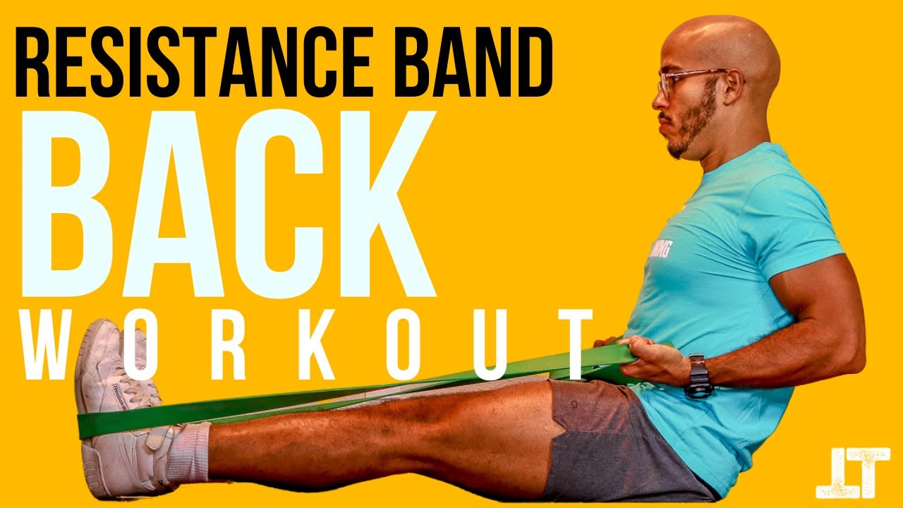 Resistance Band Back Workout, 5 Back Exercises