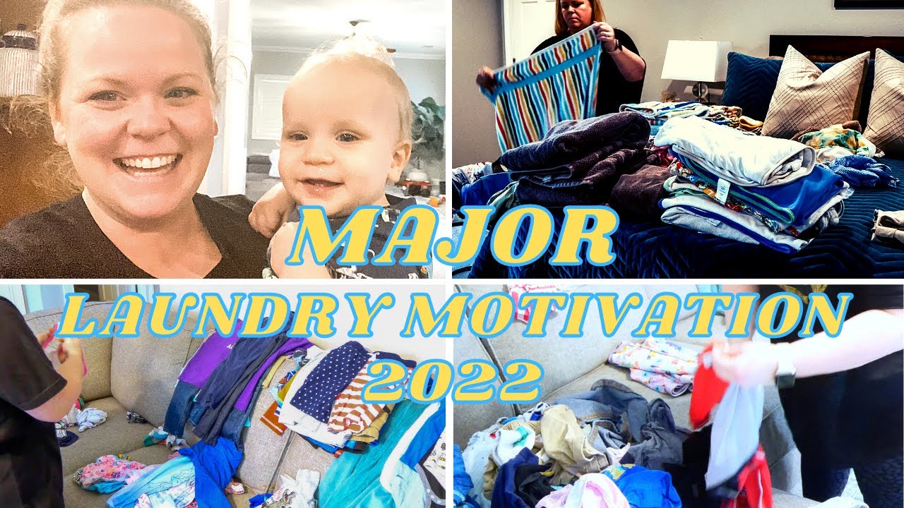 MAJOR LAUNDRY MOTIVATION 2022 | 3 DAYS OF LAUNDRY | FOLD WITH ME