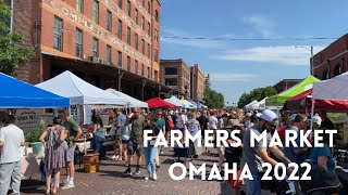 Farmers Market at the Old Market in Omaha, Nebraska