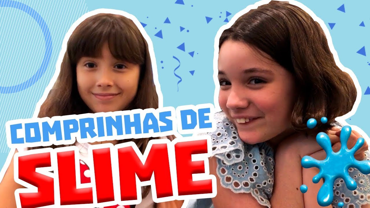MINHAS COMPRINHAS DE SLIME ♡ Ft. Duda Ramalho