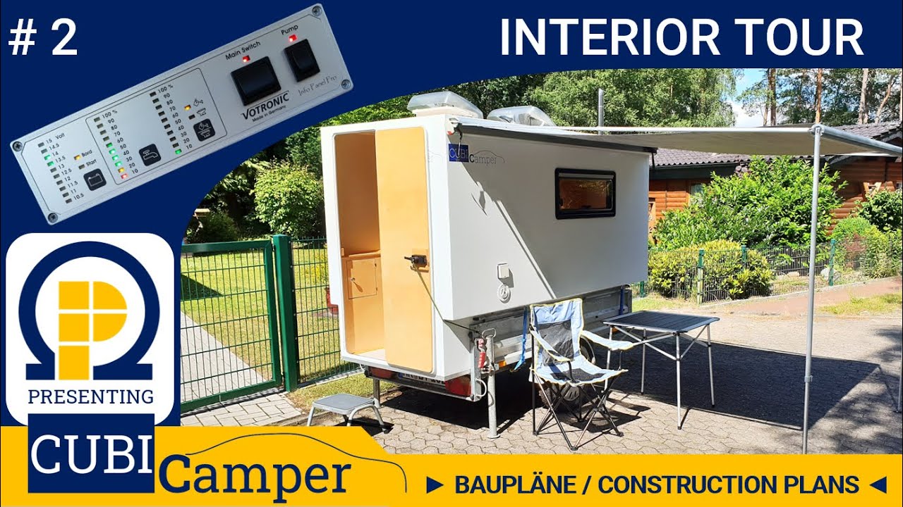 #2 - CUBICamper - DIY Mini Camper - Innenraum / Interior Tour