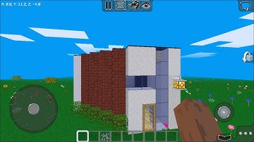 Multicraft: How to build a small modern house-Tutorial #4