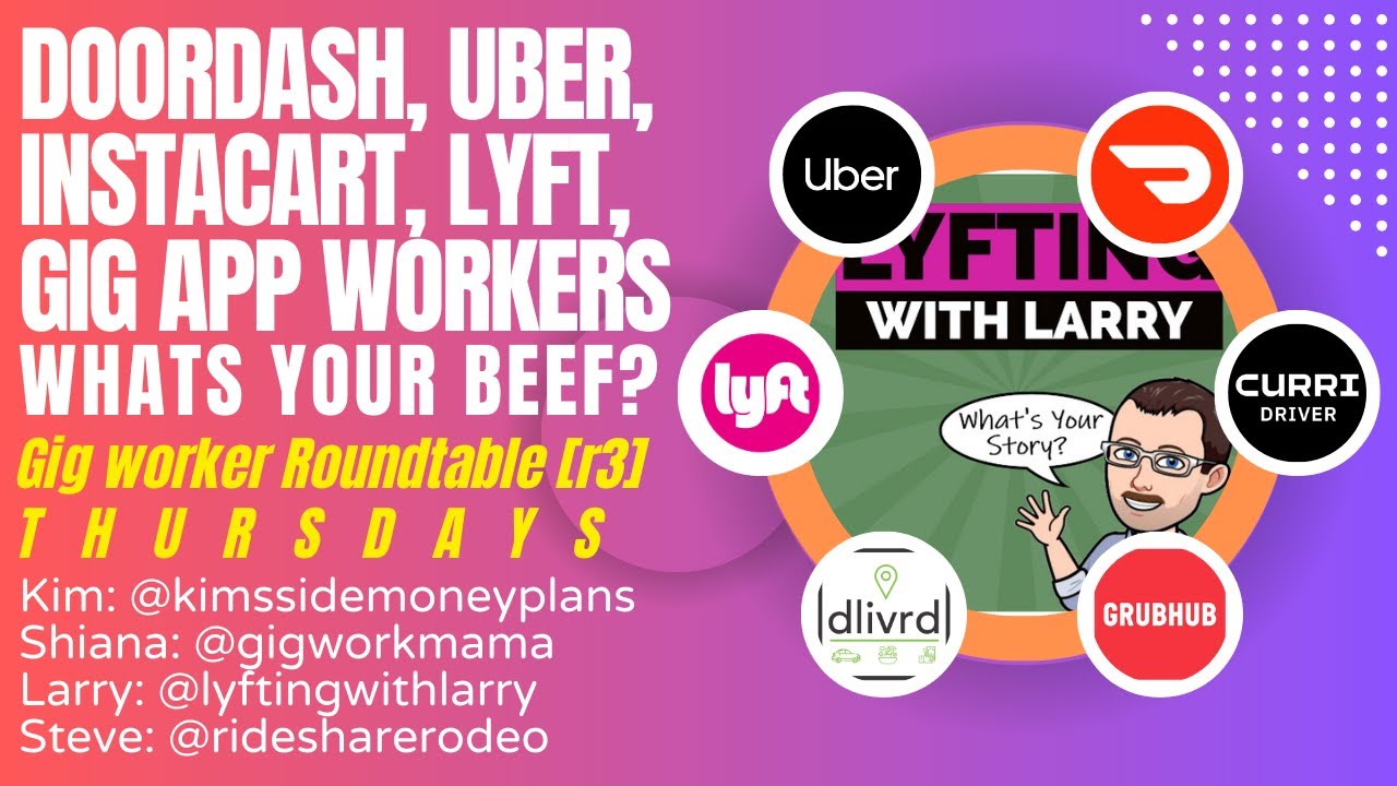 Doordash Uber Gig Worker Live Chat Q&A [R3]