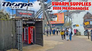 Thorpe Park SWARM Supplies Tour | NEW 2026 Swarm Merchandise (April 2026) [4K]