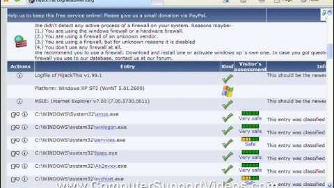 Using Hijack This Software