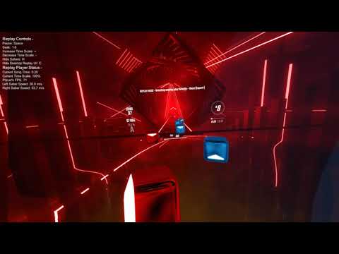 Видео: Beat Saber Camellia - Ghost (самый сложный официальный уровень) Прогресс № 1