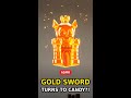 Casting a GOLD Power Sword... It Turns to CANDY?! 🗡️✨ #Shorts