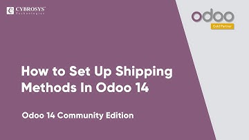 How to Set Up Shipping Methods In Odoo 14 | Odoo Community Edition