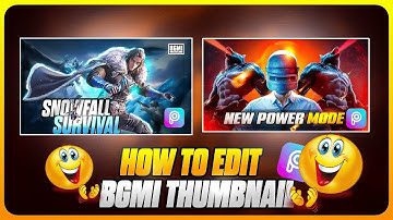 🔥How to Edit Bgmi Thumbnail On PicsArt | Make this Gaming Thumbnail
