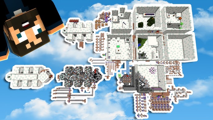 Minecraft  25 ROOMS (Minecraft Puzzle Map) 