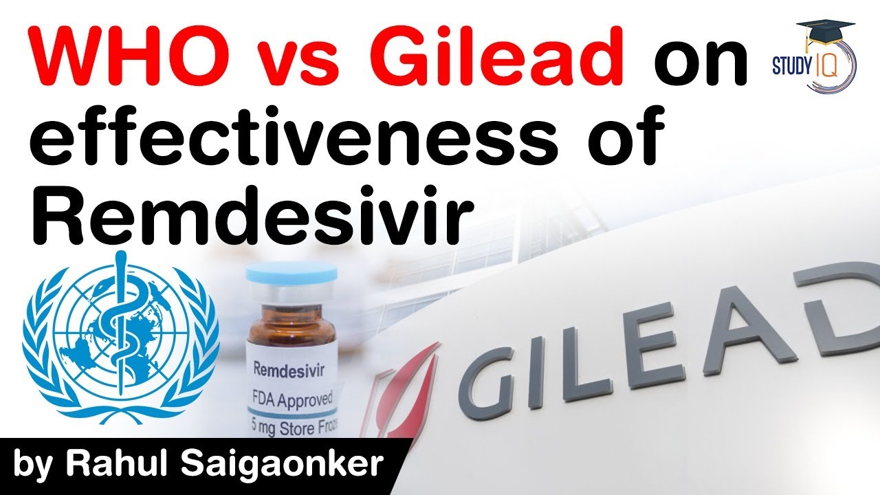 WHO Solidarity Trial explained WHO vs Gilead on the effectiveness of