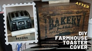 DIY Farmhouse Toaster Cover