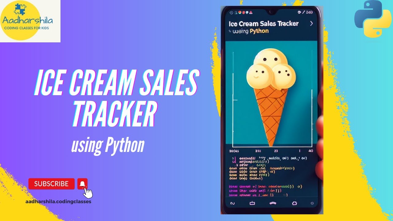 Ice cream sales tracker using Python - YouTube