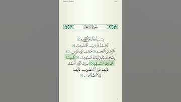 سورة الفاتحة بصوت الشيخ وديع اليمني #المصحف