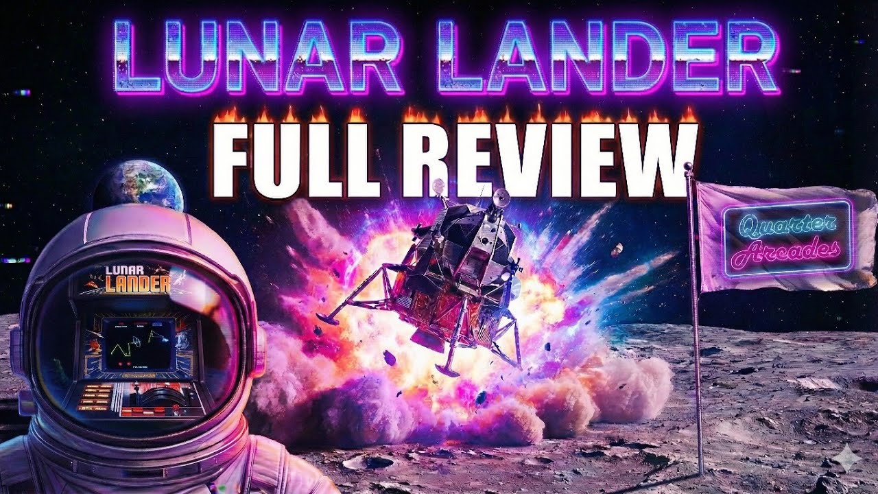 Обзор аркадной игры Atari Lunar Lander в масштабе 1/4 | Оригинальная… Но есть одна большая проблема