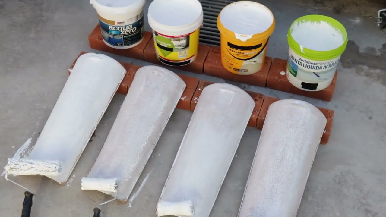 TESTE DE COBERTURA COM MANTA LIQUÍDA !