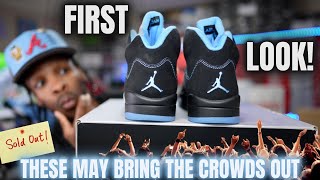 UH OH   THESE MIGHT BRING THE CROWDS OUT! FIRST LOOK 2026 JORDAN 5 UNIVERSITY BLUE!