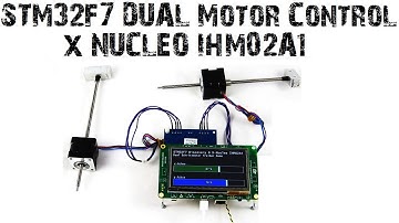 STM32F7 Schrittmotor Nucleo IHM02A1 dual stepper control STM32F746G Discovery