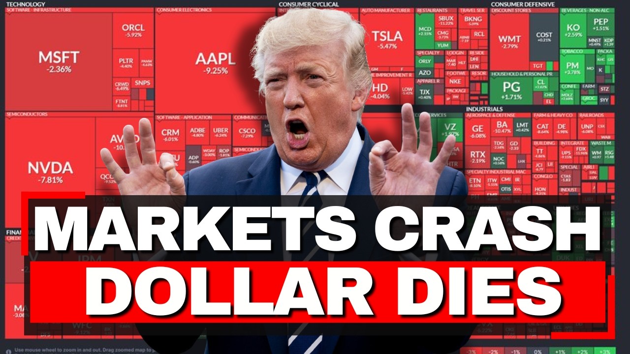 US Markets PLUMMET After Trump Raises Tariffs AGAIN - Worst Valuations Since 2000 CRASH