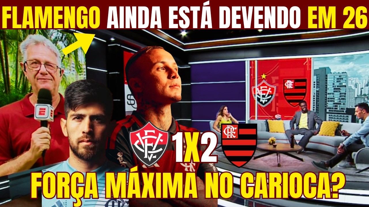 MÍDIA REPERCUTE VITÓRIA DO FLAMENGO EM SALVADOR! 