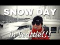 LIVING ON A BOAT during a rare SNOW storm in Seattle, WA!!! [NORDHAVN 43 TRAWLER]