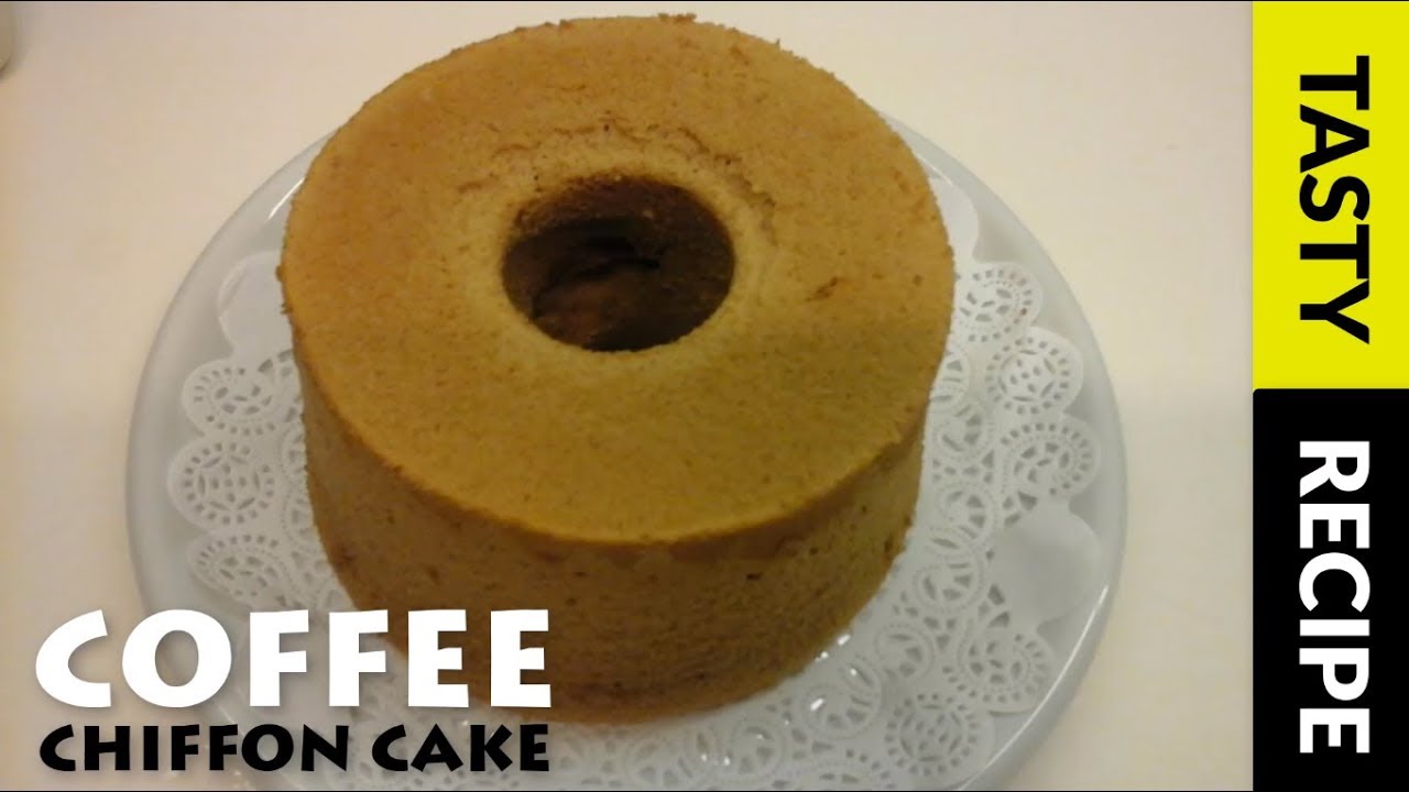 Coffee Chiffon Cake l Easiest and Simplest Chiffon cake by Tasty Recipe