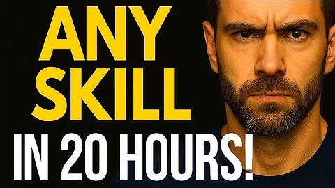 . “Stop Wasting Time — Learn Any Skill 10x Faster with This 20-Hour Formula!”