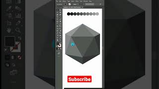 Hexagon 3D Logo #adobeillustratortutorial #flatdesign #logodesigntutorial #3dlogo #subscribe #design