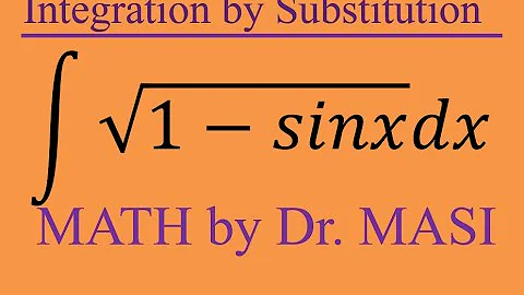 How to integrate sqrt(1-sinx), indefinite integral, trigonometric identities, calculus