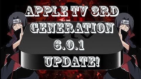 6.0.1 Update for the Apple TV 3rd Generation!