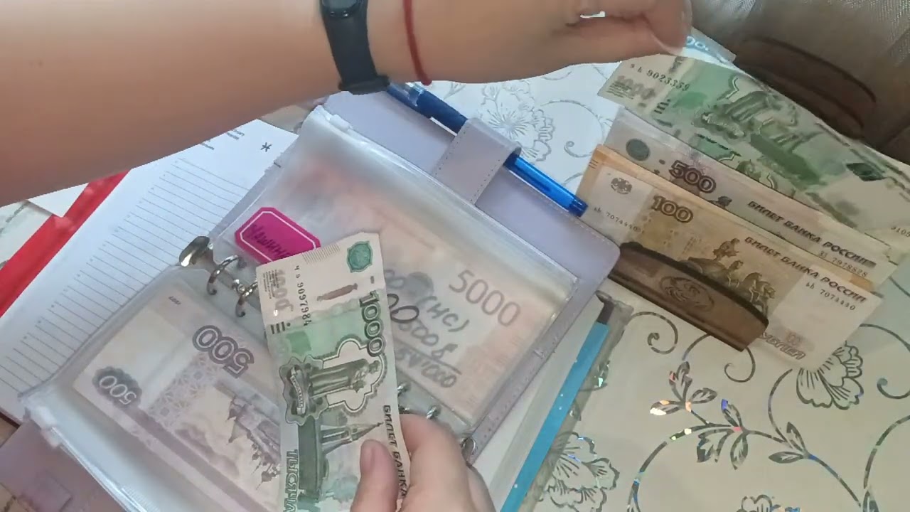 Июль 2025г. Чек #1 Распределение денег по конвертам📩 34'700₽ 👛