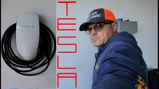 How to install Tesla Charger 60 AMPS through the wall