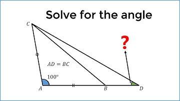 A good isosceles triangle problem