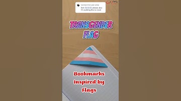 Bookmarks Inspired By Flags 🥰 Comment Your Request For The Next Video 👉👉👉 #transgender #papercraft