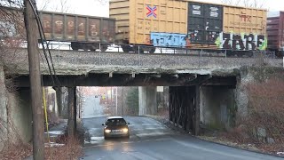 Lane restriction in Scranton for concerns with a railroad bridge