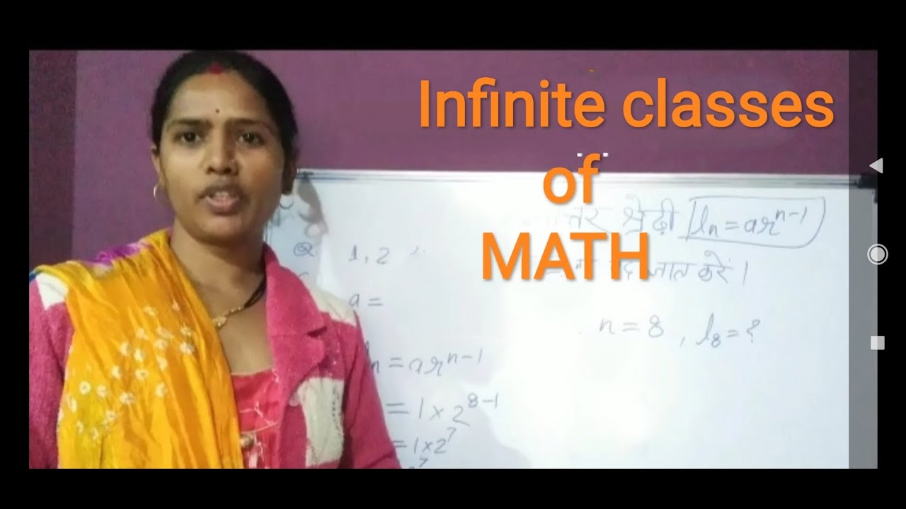 Infinite classes of math_class 11- geometric progression - YouTube