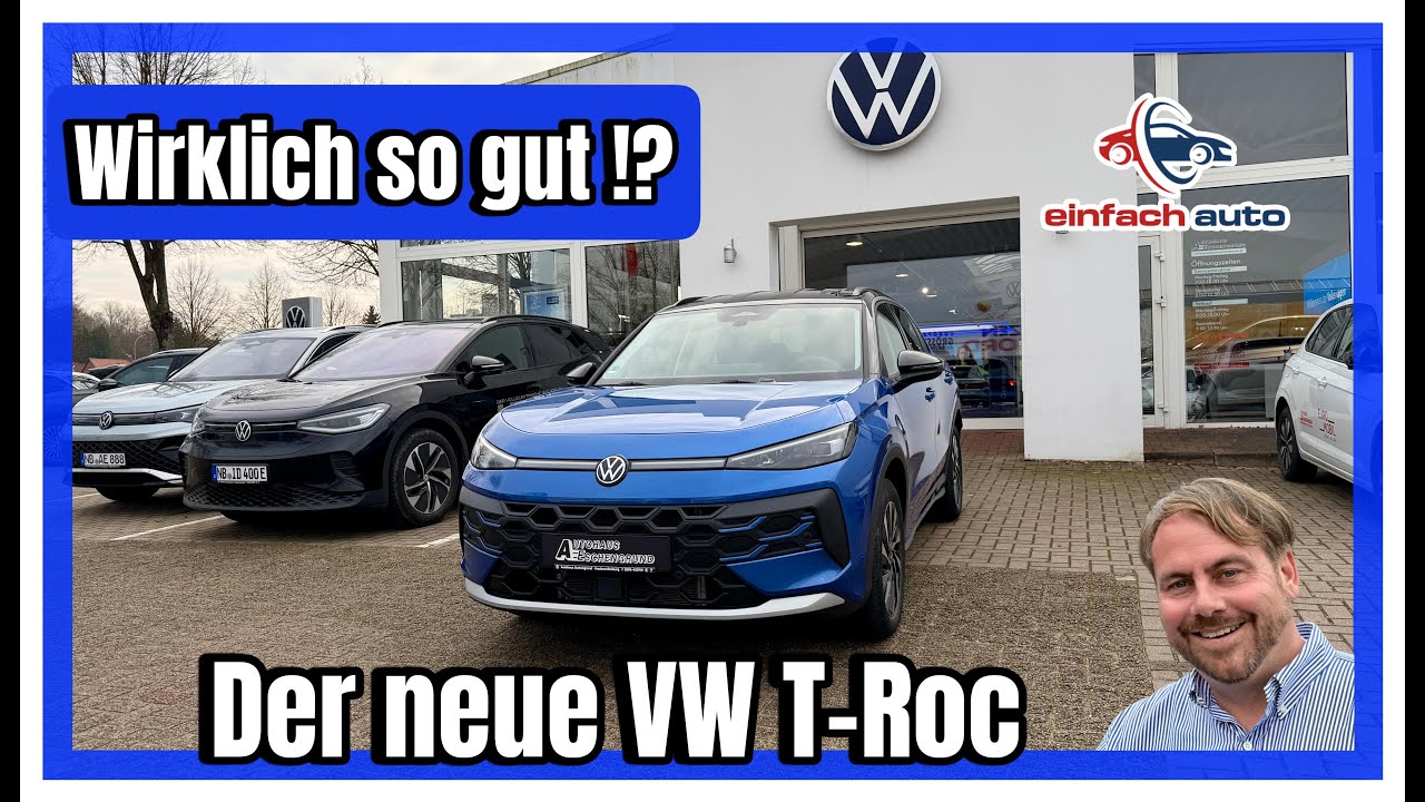 VW T-Roc Life (1.5 TSI 110 kW/150 PS) Test - Was bringt der neue T-Roc mit sich? einfach auto Check!