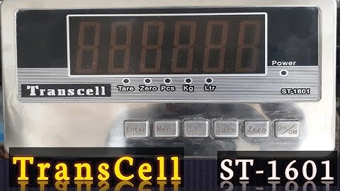 Weight Scale Transcell ST-1601 Calibration | Transcell ST-1601 Scale ki Calibration Kyse Krte Hain