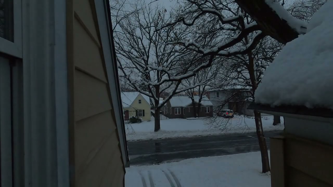 Minnesota Snow Storm March 24, 2024, time-lapse