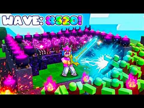 I Built The ULTIMATE Wave 520+ BASE LAYOUT In Roblox Build a base RNG...